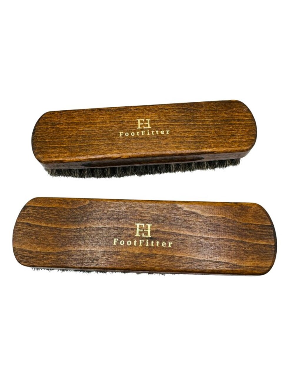 FootFitter Premium Shoe Shine Brush Set With Horsehair